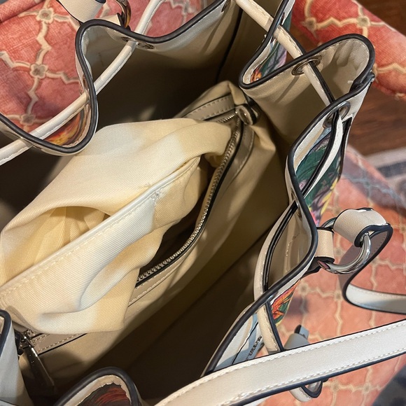 Gattinoni Roma Italy Floral Tote Bag - Picture 7 of 9